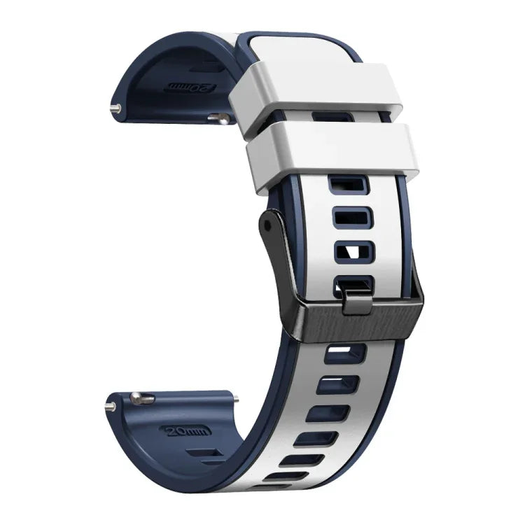 สายรัดนาฬิกาซิลิโคนทอเรียบสองสี สำหรับ Samsung Galaxy Watch 5 40 มม. / 44 มม.