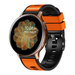 สายรัดนาฬิกาซิลิโคนทอเรียบสองสี สำหรับ Samsung Galaxy Watch 5 40 มม. / 44 มม.