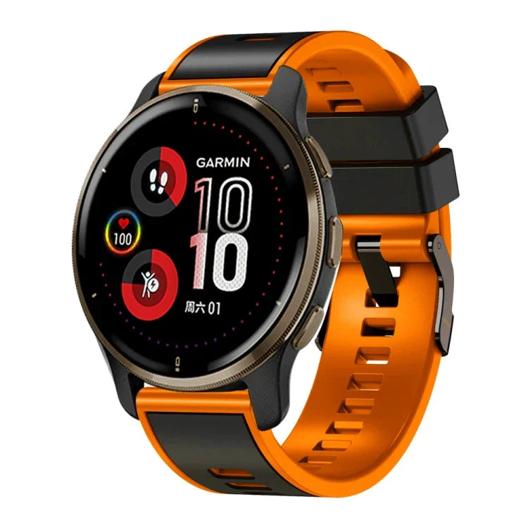 สายรัดนาฬิกาซิลิโคนทอเรียบสองสี สำหรับ Samsung Galaxy Watch 5 40 มม. / 44 มม.
