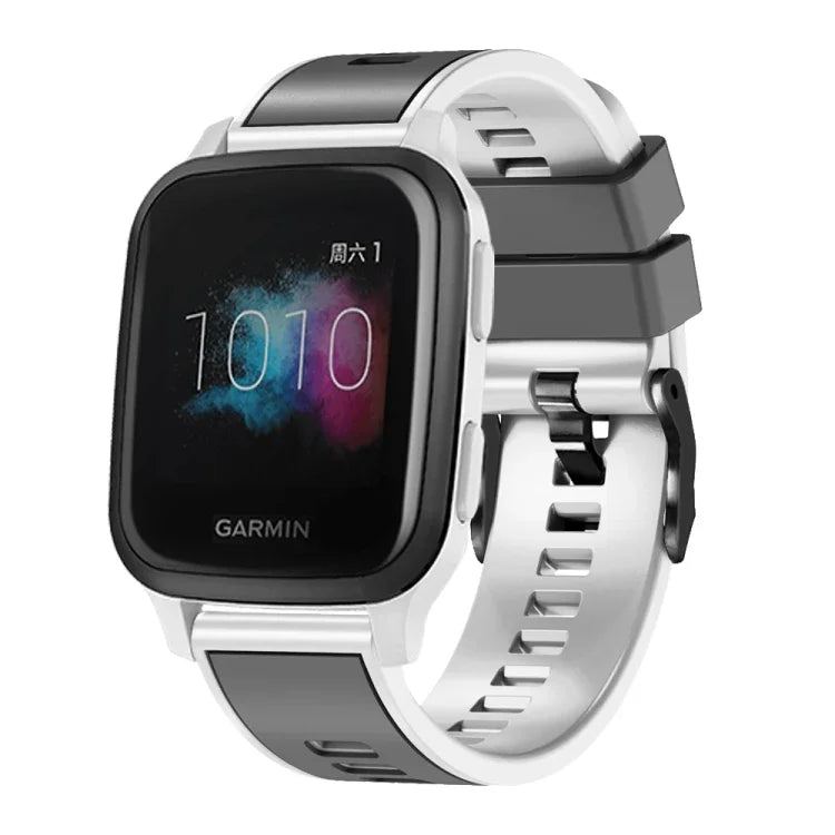 สายรัดนาฬิกาซิลิโคนทอเรียบสองสี สำหรับ Samsung Galaxy Watch 5 40 มม. / 44 มม.