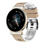 สายรัดนาฬิกาซิลิโคนทอเรียบสองสี สำหรับ Samsung Galaxy Watch 5 40 มม. / 44 มม.