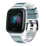 สายรัดนาฬิกาซิลิโคนทอเรียบสองสี สำหรับ Samsung Galaxy Watch 5 40 มม. / 44 มม.