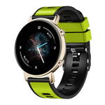 สายรัดนาฬิกาซิลิโคนทอเรียบสองสี สำหรับ Samsung Galaxy Watch 5 40 มม. / 44 มม.