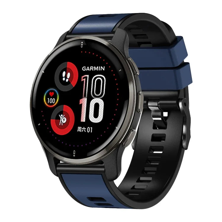 สายรัดนาฬิกาซิลิโคนทอเรียบสองสี สำหรับ Samsung Galaxy Watch 5 40 มม. / 44 มม.
