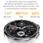 นาฬิกาอัจฉริยะ MD3MAX หน้าจอกลม TPU 1.39 นิ้ว รองรับการวัดอัตราการเต้นหัวใจ/วัดออกซิเจนในเลือด, สายรัด TPU