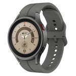 สายรัดนาฬิกาซิลิโคนหัวเข็มขัดสีสันสดใส สำหรับ Samsung Galaxy Watch 5 Pro 45 มม.