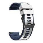 สายนาฬิกาซิลิโคนทอเรียบสองสี สำหรับ Samsung Galaxy Watch 5 Pro 45mm