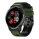 สายนาฬิกาซิลิโคนทอเรียบสองสี สำหรับ Samsung Galaxy Watch 5 Pro 45mm
