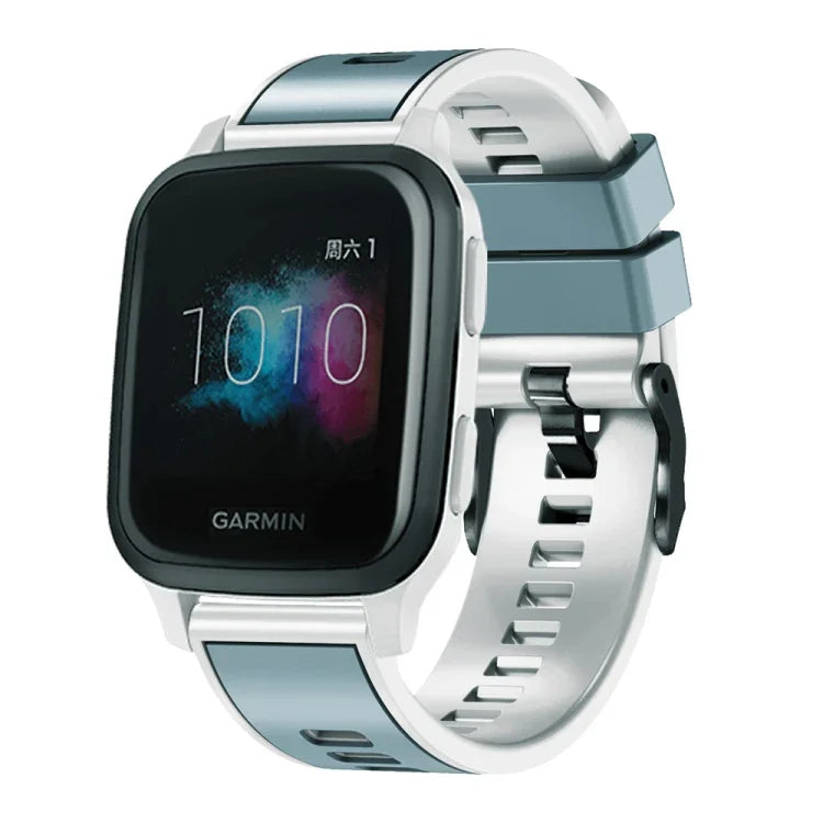 สายนาฬิกาซิลิโคนทอเรียบสองสี สำหรับ Samsung Galaxy Watch 5 Pro 45mm