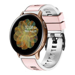 สายนาฬิกาซิลิโคนทอเรียบสองสี สำหรับ Samsung Galaxy Watch 5 Pro 45mm