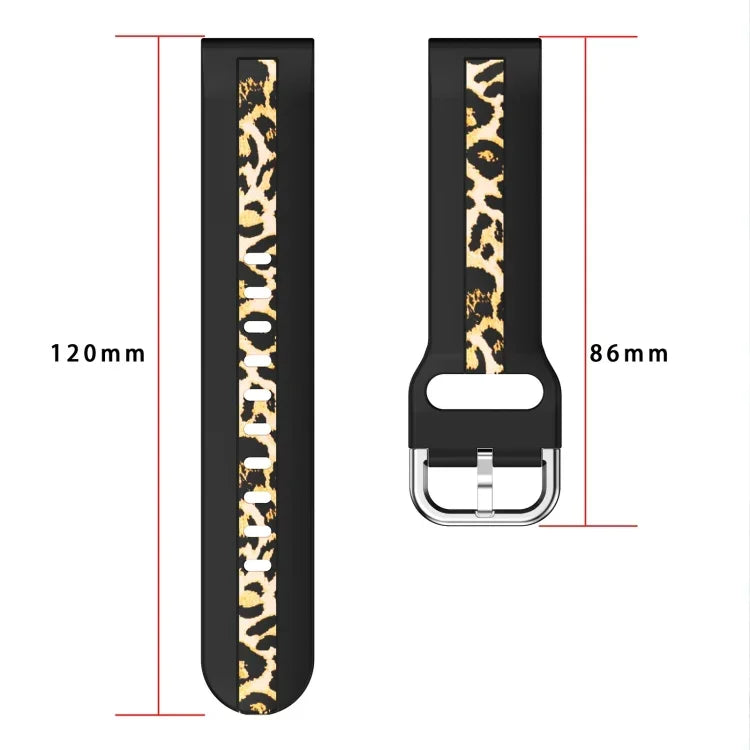 สายนาฬิกาซิลิโคนพิมพ์ลายเส้นตั้ง สำหรับ Samsung Galaxy Watch 5 40mm / 44mm, สำหรับ Samsung Galaxy Watch 5 Pro 45mm