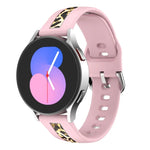 สายนาฬิกาซิลิโคนพิมพ์ลายเส้นตั้ง สำหรับ Samsung Galaxy Watch 5 40mm / 44mm, สำหรับ Samsung Galaxy Watch 5 Pro 45mm