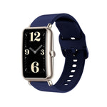 Color Buckle Silicone Watch Band, For Huawei B3, For Huawei Band 6, For Huawei Fit Mini