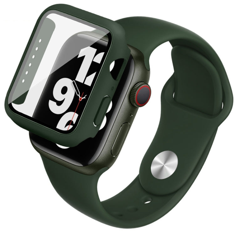 สายรัดนาฬิกาซิลิโคน imak พร้อมกรอบ PC และฟิล์มกระจกนิรภัย สำหรับ Apple Watch SE 2022 40 มม. สำหรับ Apple Watch SE 2022 44 มม.
