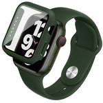 สายรัดนาฬิกาซิลิโคน imak พร้อมกรอบ PC และฟิล์มกระจกนิรภัย สำหรับ Apple Watch SE 2022 40 มม. สำหรับ Apple Watch SE 2022 44 มม.
