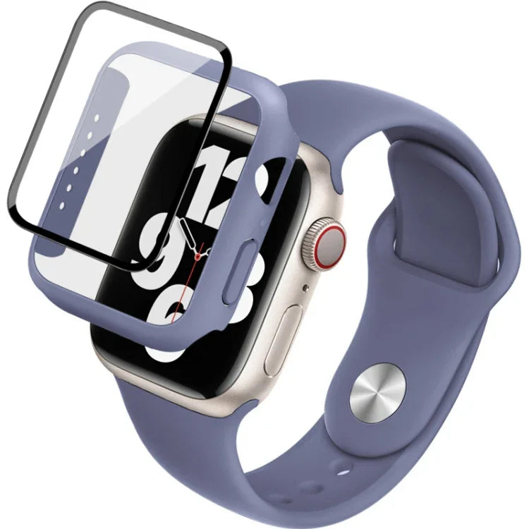 สายรัดนาฬิกาซิลิโคน imak พร้อมกรอบ PC และฟิล์มกระจกนิรภัย สำหรับ Apple Watch SE 2022 40 มม. สำหรับ Apple Watch SE 2022 44 มม.