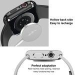สายรัดนาฬิกาซิลิโคน imak พร้อมกรอบ PC และฟิล์มกระจกนิรภัย สำหรับ Apple Watch SE 2022 40 มม. สำหรับ Apple Watch SE 2022 44 มม.