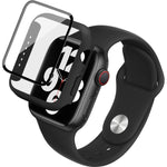 สายรัดนาฬิกาซิลิโคน imak พร้อมกรอบ PC และฟิล์มกระจกนิรภัย สำหรับ Apple Watch SE 2022 40 มม. สำหรับ Apple Watch SE 2022 44 มม.