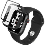 สายรัดนาฬิกาซิลิโคน imak พร้อมกรอบ PC และฟิล์มกระจกนิรภัย สำหรับ Apple Watch SE 2022 40 มม. สำหรับ Apple Watch SE 2022 44 มม.