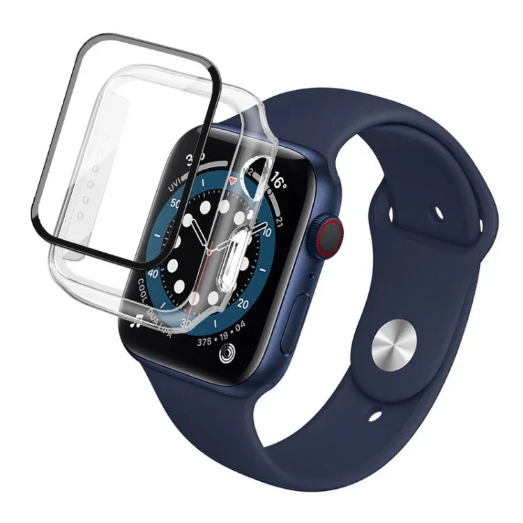 เคสกรอบ PC imak พร้อมฟิล์มกระจกนิรภัย สำหรับ Apple Watch Series 4/5/6/SE 1/2/3 40 มม. สำหรับ Apple Watch Series 4/5/6/SE 1/2/3 44 มม. สำหรับ Apple Watch Series 9 / 8 / 7 41 มม. สำหรับ Apple Watch Series 9 / 8 / 7 45 มม.