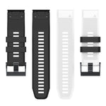 Two-color Silicone Watch Band, For Garmin Fenix 7, For Garmin Fenix 7X