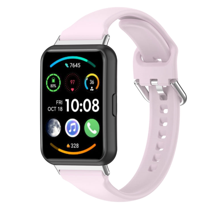 For Huawei Watch Fit 2 Small Waist Silicone Watch Band, S, L