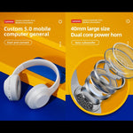 Lenovo TH10 หูฟังเกมมิ่งบลูทูธไร้สายเบสหนักสำหรับกีฬา ตัดเสียงรบกวน, TH10 สีขาว, TH10 สีดำ