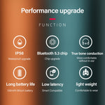 Lenovo X3 Pro หูฟังบลูทูธไร้สายแบบส่งผ่านกระดูก 5.3 สำหรับกีฬา พร้อมไมโครโฟน