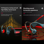 Lenovo X3 Pro หูฟังบลูทูธไร้สายแบบส่งผ่านกระดูก 5.3 สำหรับกีฬา พร้อมไมโครโฟน