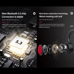 Lenovo X3 Pro หูฟังบลูทูธไร้สายแบบส่งผ่านกระดูก 5.3 สำหรับกีฬา พร้อมไมโครโฟน