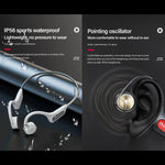Lenovo X3 Pro หูฟังบลูทูธไร้สายแบบส่งผ่านกระดูก 5.3 สำหรับกีฬา พร้อมไมโครโฟน
