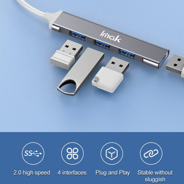 แท่นเชื่อมต่อ HUB มัลติฟังก์ชัน 4-in-1 imak, USB, USB-C / Type-C