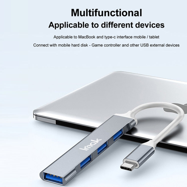 แท่นเชื่อมต่อ HUB มัลติฟังก์ชัน 4-in-1 imak, USB, USB-C / Type-C