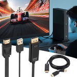 สายแปลง HDMI เป็น USB+DisplayPort พร้อมอะแดปเตอร์จ่ายไฟ ความยาว: 1.8 เมตร, 180 ซม.