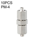 ข้อต่อเร็วตรงทองแดงชุบนิกเกิล LAIZE รุ่น PM-4 2 ชิ้น, PM-4 (2 ชิ้น), PM-6 (2 ชิ้น), PM-8 (2 ชิ้น), PM-10 (2 ชิ้น), PM-12, PM-14, PM-16