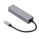 SL-030 ตัวแปลง USB-C / Type-C เป็น Gigabit Ethernet RJ45 & 3 x USB 3.0 HUB