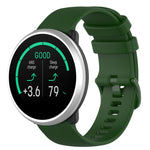 For Polar Ignite 20mm Small Plaid Texture Silicone Wrist Strap Watchband, 20mm