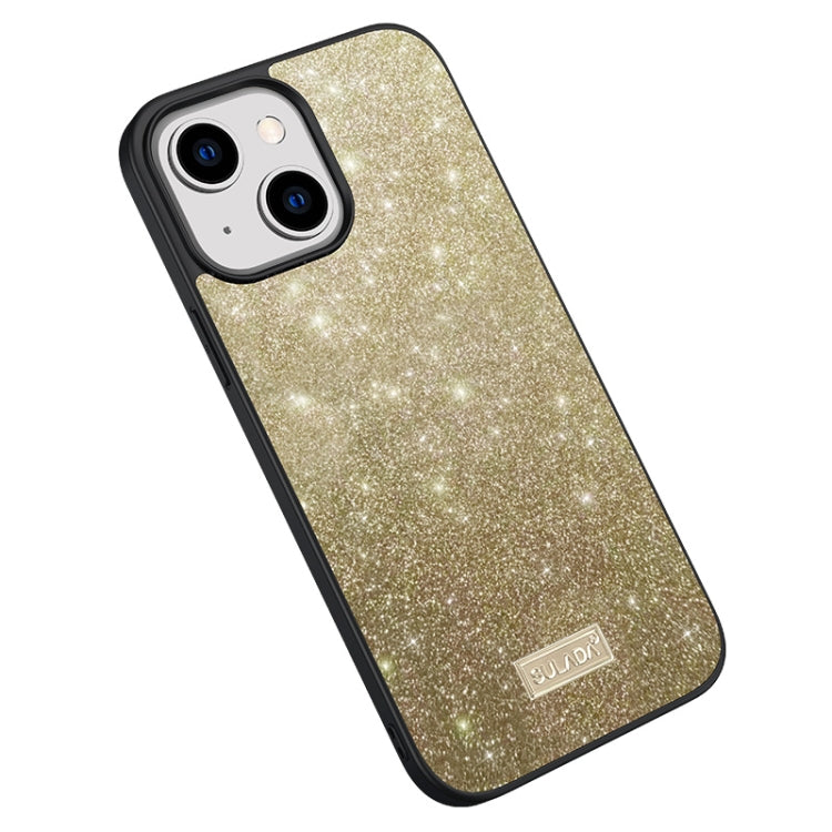 SULADA PC+TPU Leather Glitter Phone Case, For iPhone 14, For iPhone 14 Plus, For iPhone 14 Pro, For iPhone 14 Pro Max