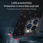 SULADA PC+TPU Leather Glitter Phone Case, For iPhone 14, For iPhone 14 Plus, For iPhone 14 Pro, For iPhone 14 Pro Max