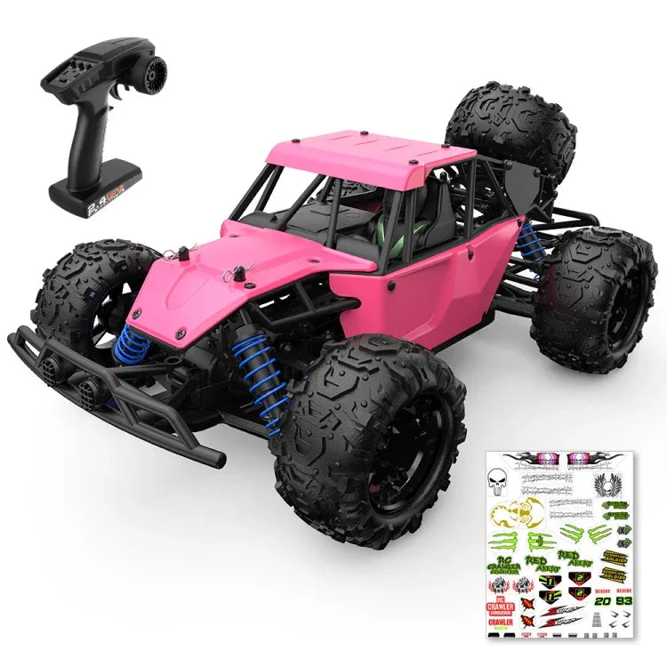 รถบังคับวิทยุ 1:18 4WD ความเร็วสูง รุ่น 9303E 9303E(สีชมพู), 9303E(สีดำ), 9303E(สีเหลือง), 9303E(สีน้ำเงิน), 9303E(สีเขียว)