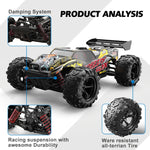 9307E 1:18 Full Scale Remote Control 4WD High Speed Car, 9307E(Black Yellow)