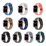 สายซิลิโคนสำหรับนาฬิกากีฬา สำหรับ Apple Watch Ultra 49mm / Series 8&7 45mm / SE 2&6&SE&5&4 44mm / 3&2&1 42mm, สำหรับ Apple Watch Series 8&7 41mm / SE 2&6&SE&5&4 40mm / 3&2&1 38mm