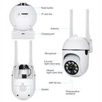 A7 กล้องวงจรปิดอัจฉริยะไร้สาย WiFi 1080P HD รองรับกลางคืนมองเห็นได้ / เสียงสองทาง ไม่มีหน่วยความจำ พร้อมหน่วยความจำ 16G