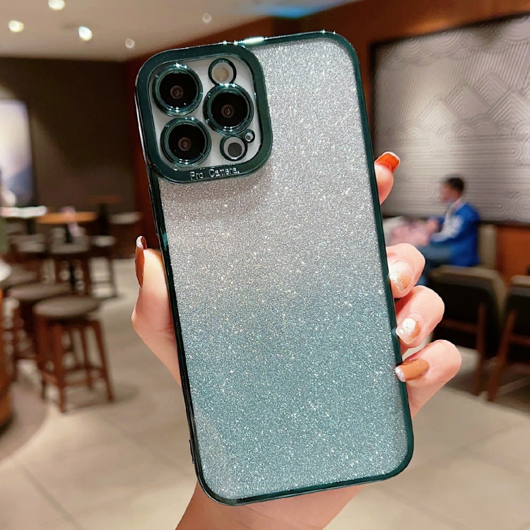 High Transparent Gradient Color Glitter TPU Phone Case, For iPhone 14 Plus, For iPhone 14 Pro Max, For iPhone 14 Pro, For iPhone 14