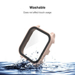 PC + 9H Tempered Glass Integrated Protective Watch Case, For Garmin Venu Sq2