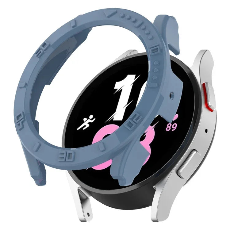 เคสป้องกันนาฬิกา PC ครอบครึ่งพร้อมสเกล สำหรับ Samsung Galaxy Watch5 / Watch4 44 mm