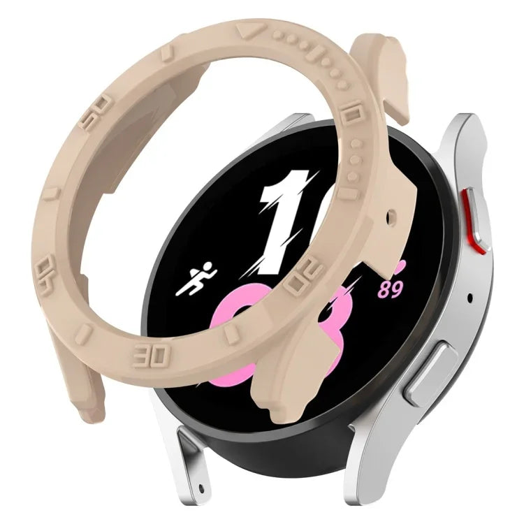 เคสป้องกันนาฬิกา PC ครอบครึ่งพร้อมสเกล สำหรับ Samsung Galaxy Watch5 / Watch4 44 mm