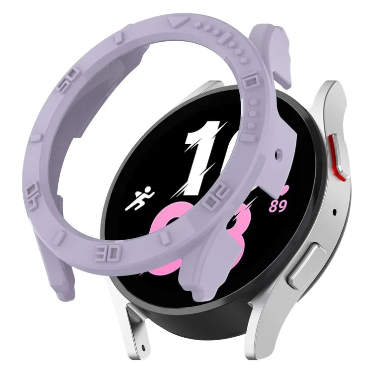 เคสป้องกันนาฬิกา PC ครอบครึ่งพร้อมสเกล สำหรับ Samsung Galaxy Watch5 / Watch4 44 mm