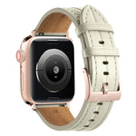 Fluted Leather Strap, For Apple Watch Ultra 49mm / Series 8&7 45mm / SE 2&6&SE&5&4 44mm / 3&2&1 42mm, For Apple Watch Ultra 49mm / Series 8&7 45mm /, For Apple Watch Series 8&7 41mm / SE 2&6&SE&5&4 40mm / 3&2&1 38mm