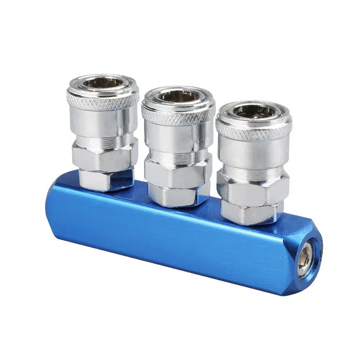 C-type Self-lock Pneumatic Components, Round Two Way, Round Two Way G1/2, Round Triplet, Round Triplet G1/2, Two Way, Triplet, 4-way, 5-way